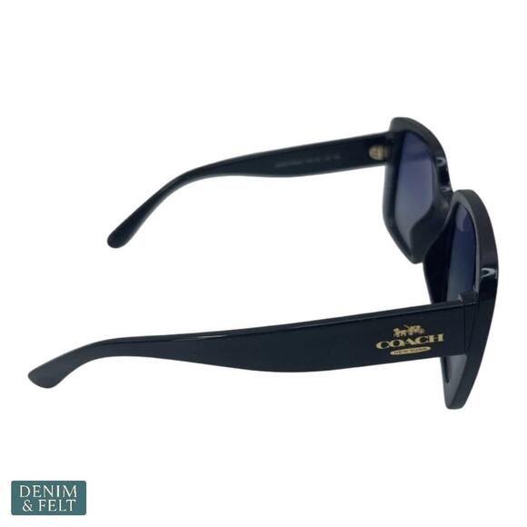 Coach Oversized Square Sunglasses Black Gradient Lenses CL907 NEW w/ Case!! - Picture 12 of 16